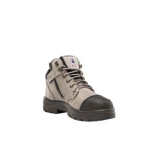 312658 | Slate - STEEL BLUE Parkes Zip Scuff Safety Boots