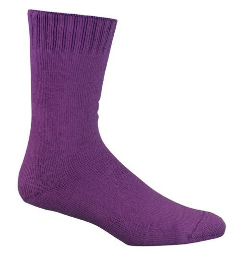 BAMBOO Extra Thick Work Socks, Purple