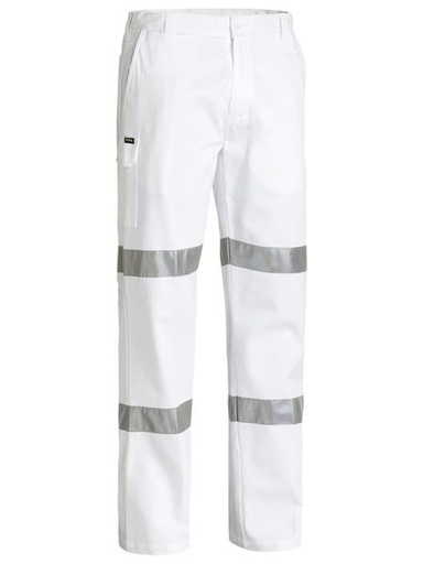 [BW-BP6808T-092R] BISLEY BP6808T White HiVis Reflective Pants