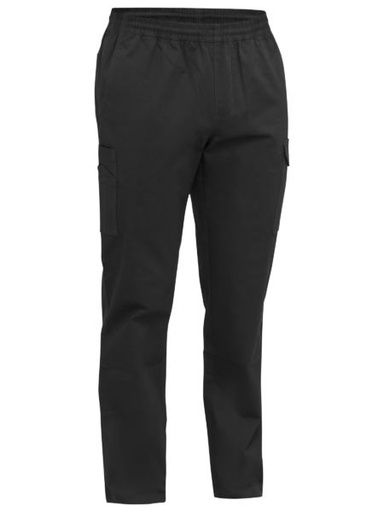 BISLEY BPC6029 Cotton Drill Pants, Elastic Waist