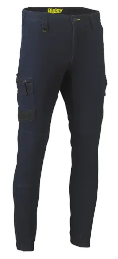 BISLEY BPC6335 FLX & MOVE Stretch Denim Cargo Cuffed Pants