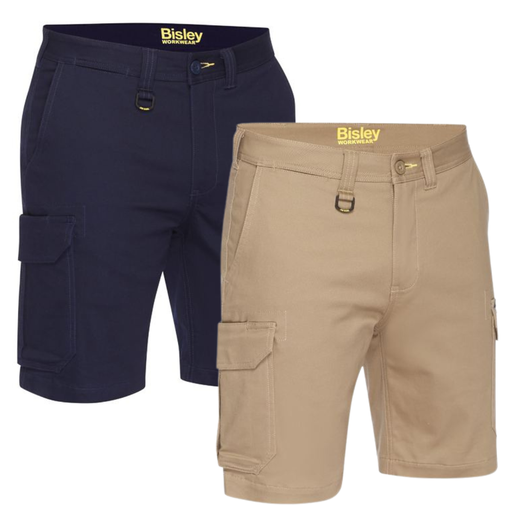 BISLEY BSHC1008 Stretch Cargo Shorts