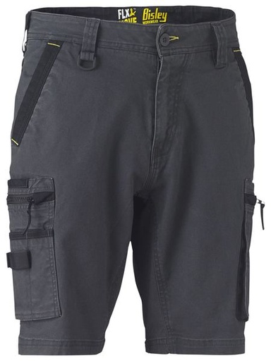 BISLEY BSHC1330 FLX & MOVE Cargo Shorts - Charcoal