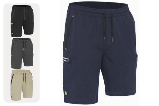 Bisley BSHC1333 FLX & MOVE 4-Way Stretch Elastic Cargo Shorts