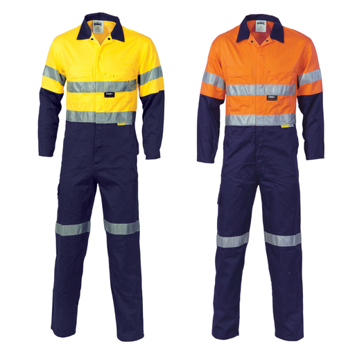 DNC 3955 HiVis Taped Cool-Breeze Cotton Coverall