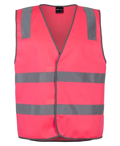 JB's 6DNSV HiVis (D+N) Taped Safety Vest - Pink
