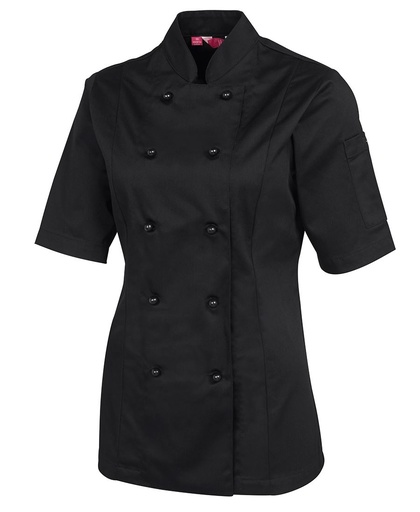 JB's 5CJ21 Ladies Short Sleeve Chef's Jacket