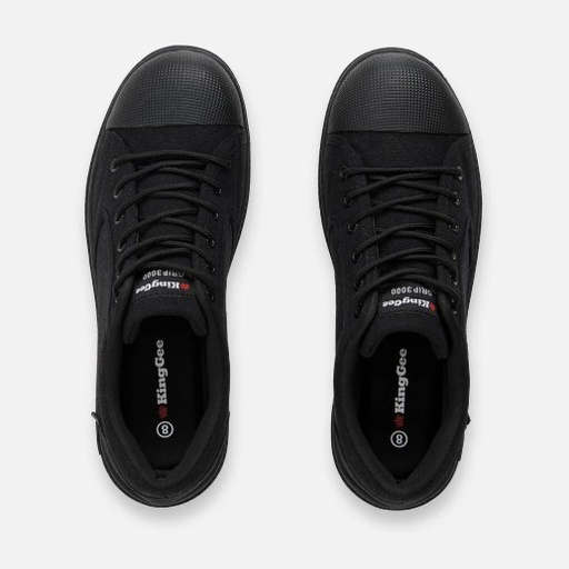 KING GEE Grip 3000 Safety Shoe, Black