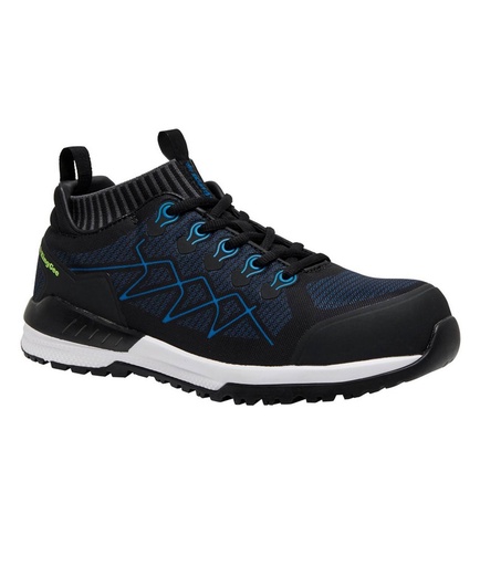 KING GEE K26530 Vapour Safety Shoe, Black/Blue