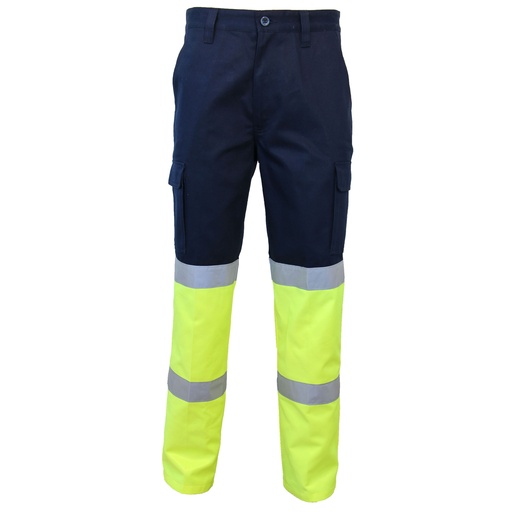 DNC 3363 Lightweight Yellow/Navy Cargo Pants with Biomotion Tape