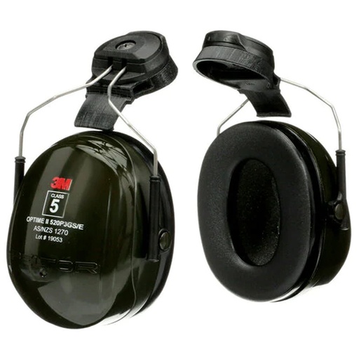 [H520P3GS/E] Optime II (H520P3GS/E) Hard Hat Earmuffs, Class 5