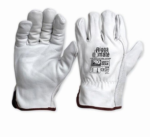 PROCHOICE Riggamate Cow Grain Natural Riggers Gloves