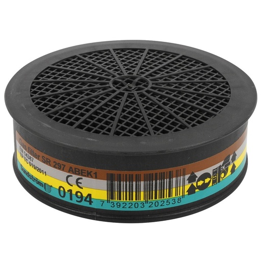 [ARP-SR297] SUNDSTROM SR297 Respirator Filter, ABEK1 Gases