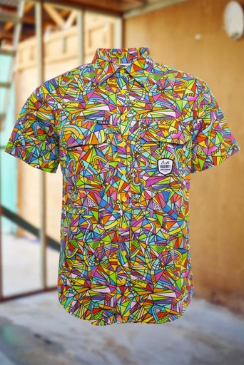 TRADEMUTT Men's Cotton-Drill Shirt