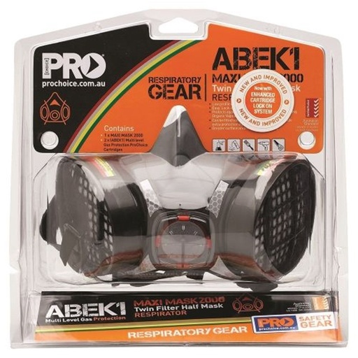 [PC-HMABEK1] PROCHOICE ABEK1 Maxi Mask 2000 Half Mask Respirator