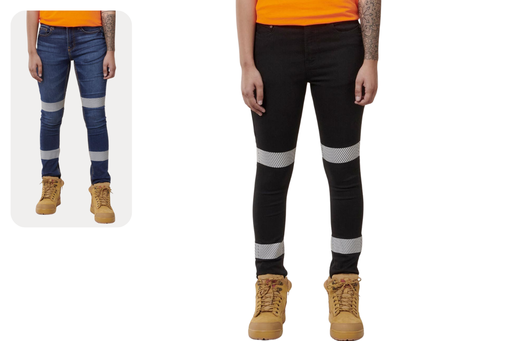 HARD YAKKA Womens 3056 Taped Denim Jeggings