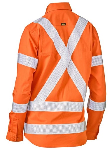 BISLEY BL6166XT Womens X-Back Cool Cotton Drill Shirt