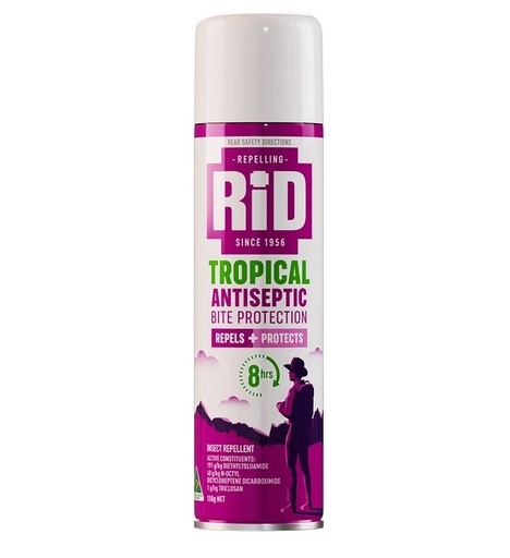[RID-428151] RID Tropical Insect Repellent, Aerosol 150gm