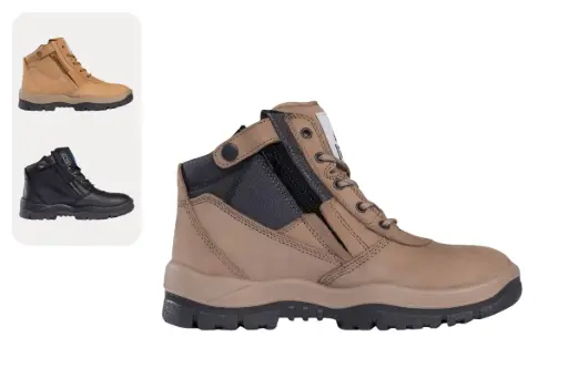 MONGREL 961 Zipsider Boots (Soft Toe)