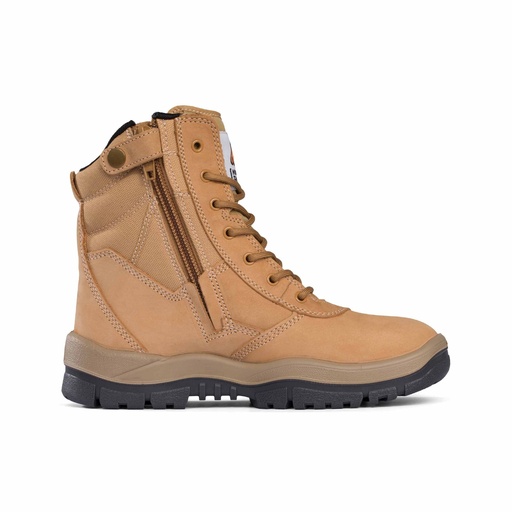 MONGREL 251050 Hi-Leg Zip-Sided Boots, Wheat