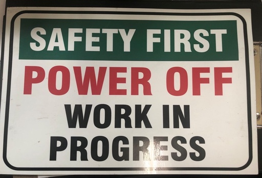 [Sign3025Magnetic] Custom Sign - 300x225mm Magnetic