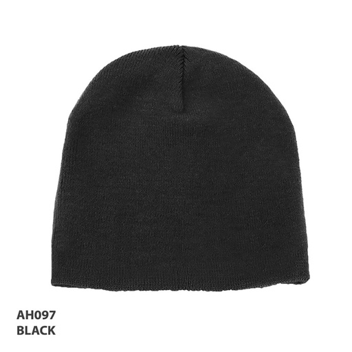 [AH097] Acrylic Beanie - Black