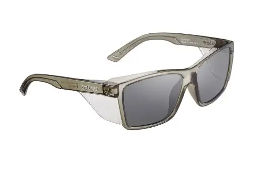 [BOL-STK42A22A] BOLLE Safety Glasses - Graphite Frame - Smoke Lens